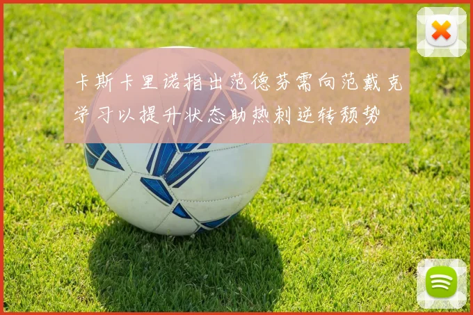 卡斯卡里诺指出范德芬需向范戴克学习以提升状态助热刺逆转颓势